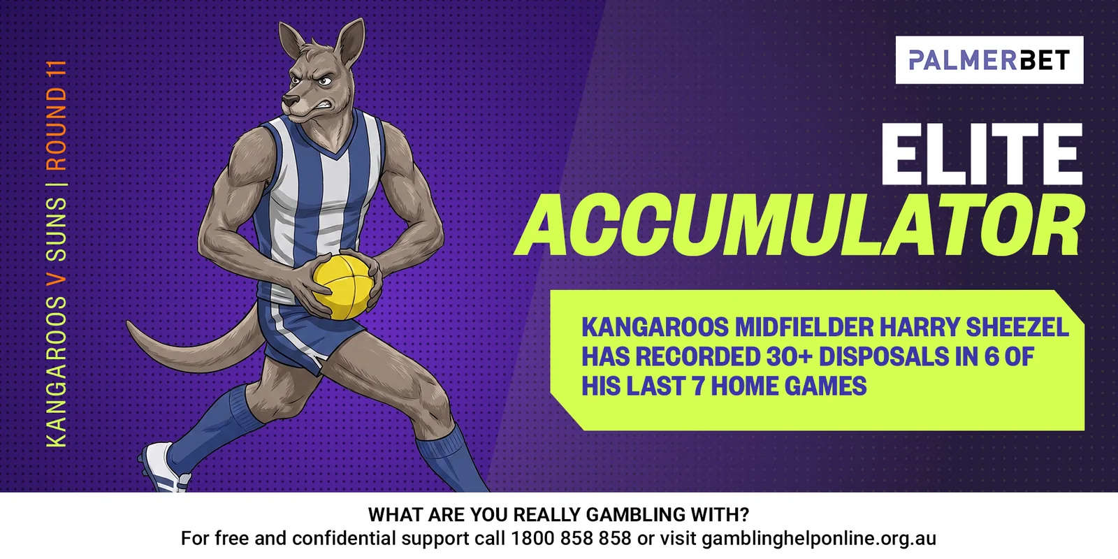 AFL stat tile: Elite Accumulator