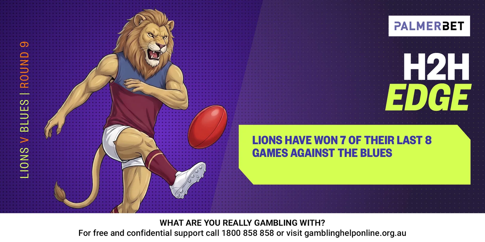 AFL stat tile: H2H Edge
