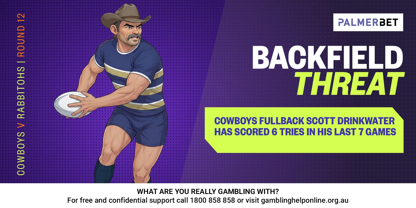 NRL stat tile: Backfield Threat