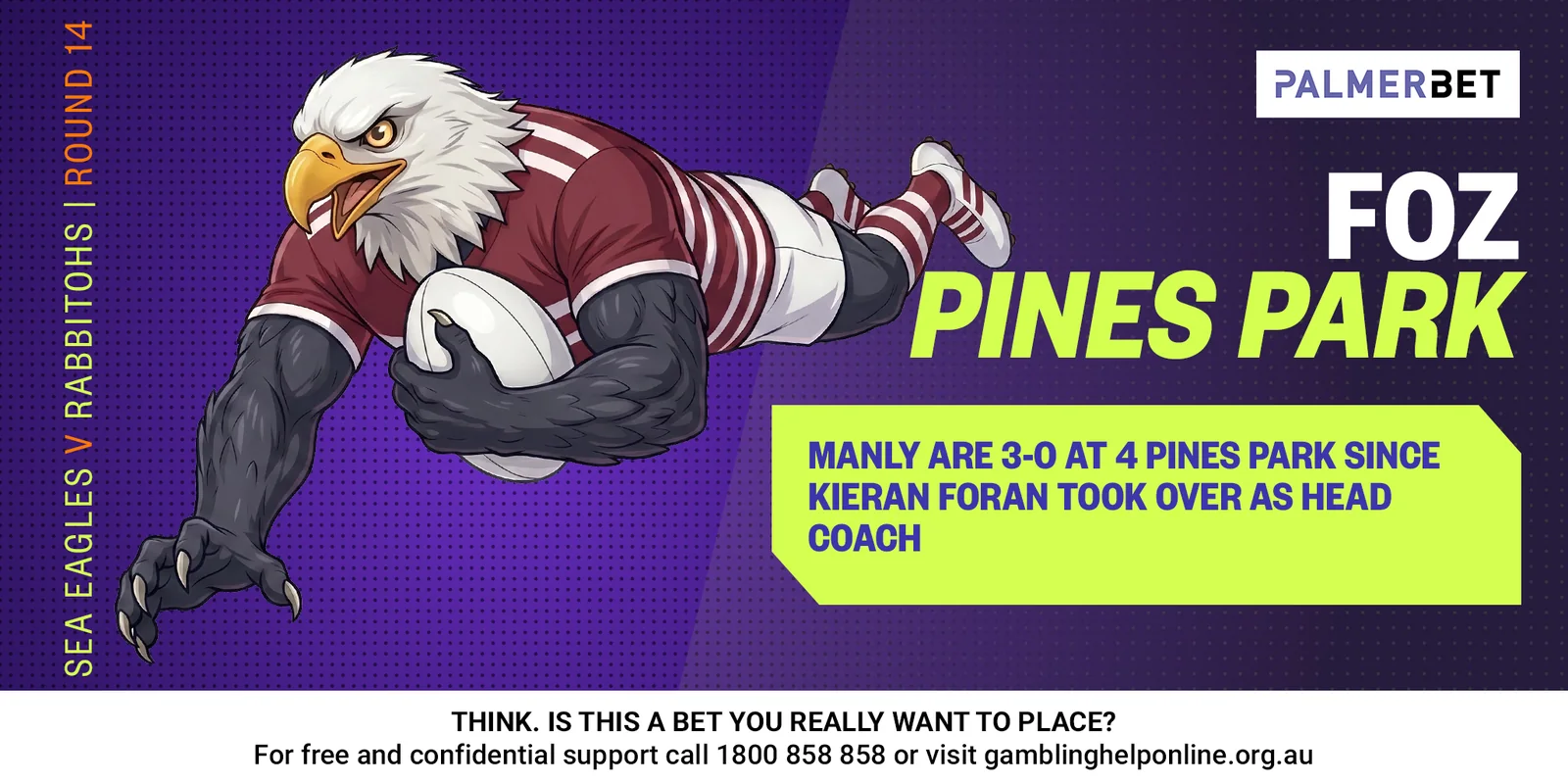 NRL stat tile: Foz Pines Park