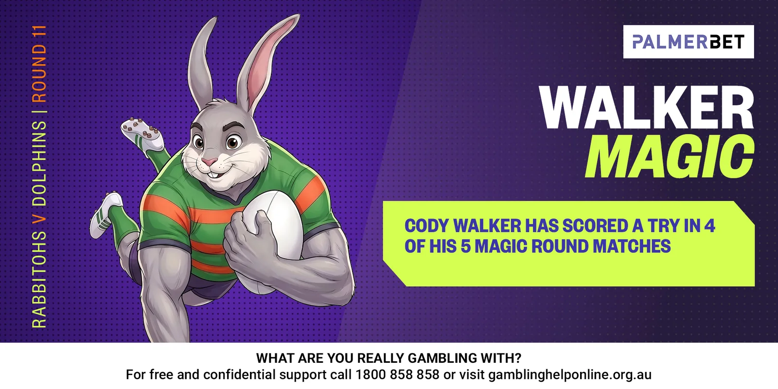 NRL stat tile: Walker Magic
